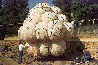 Airbags used for the Sojourner, Spirit and Opportunity rovers.