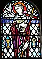 Image 7Columba was a 6th-century Irish-born saint who spread Christianity in Scotland and founded Iona Abbey, where he is commemorated in this stained-glass window Credit: Vegansoldier