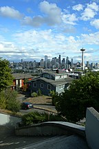 English: Downtown as seen from Queen Anne Hill