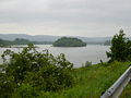 Urmitzer Insel mit Eisenbahnbrücke im Hintergrund