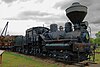 Willamette locomotive, No 7; on static display at the Fort Missoula Museum in 2008.