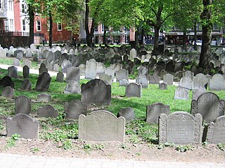 The Old Granary cemetery in Boston, Massachusetts, is burial ground for, among other leading American patriots, victims of the Boston Massacre, three signers of the Declaration of Independence, and six governors of Massachusetts. Originally founded by religious dissidents from England known as Puritans, Massachusetts was a leader in the struggle for independence against England. It was the setting for the Boston Tea Party and the first battles of the American Revolution—in Lexington and Concord.