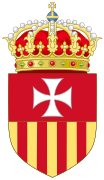 Coat of Arms of the Mercedarians (Heraldry of the Former Crown of Aragon Territories).svg