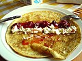 E franséische Paangech (crêpe)