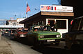 FSO Polonez MR'83 drives through Checkpoint Charlie.