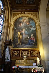 Eugène Thirion, Saint Joseph, l'Enfant Jésus et Marie, chapelle Saint-Joseph.