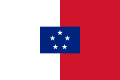 Bandeira da Comissão Naval Conjunta Anglo-Francesa (1887-1906).