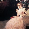 Sonja Knips'in Portresi (Üreten:Gustav Klimt)