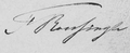 Handtekening Frederik Roessingh (1817-1891)