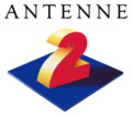 Logo de Antenne 2 desde 1990 hasta 1992