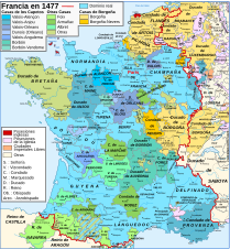 Los Estados borgoñones en su apogeo, bajo el reinado de Carlos el Temerario (1467-1477)