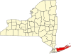 Localização do Condado de Suffolk (Nova Iorque)