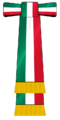 Tie of the flag of Mexico