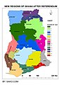 Karte der neuen Regionen auf Commons