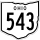State Route 543 marker