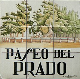 Placa del Paseo del Prado