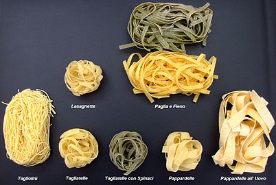 Pasta all'uovo (lit. 'egg pasta')