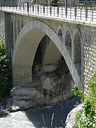 Pont de Gueydan sur le Var, près de Saint-Benoît et Castellet-lès-Sausses.