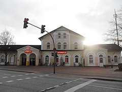 Empfangsbereich des Bahnhofs Itzehoe