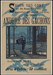 Salon des Cent 1898 Andhré des Gachons.