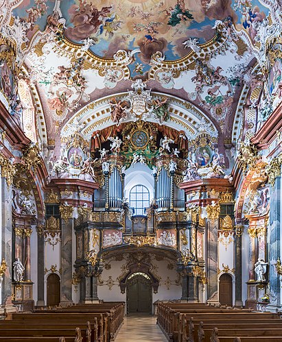 Интерьер церкви Вильхерингского аббатства[нем.], Верхняя Австрия