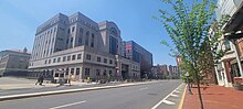 This is the front of the US District Court facing Cooper Street in Camden, NJ