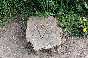 Heart with arrow at Felberstraße, Vienna