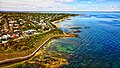 Aerial view of Black Rock, looking south along Port Philip Bay.