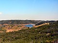 Réservoir du barrage sur le Chança près de Pomarão.