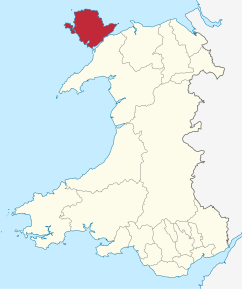 Poziția regiunii Anglesey principal area