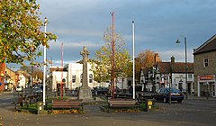 Town council logo and unofficial town arms