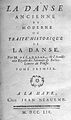 Page titre du Traité (1754)