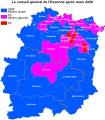 Carte des cantonales 2008 en Essonne