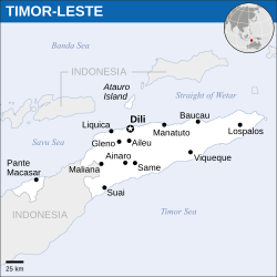 Lokasi Timor Leste