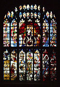 Poslednja sodba, St Mary's Church, Fairford, (1500-17), delo Barnard Flowerja[3]