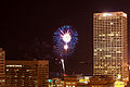 Fireworks for the Polish festival