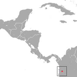 Distribución del mico nocturno de Hernández Camacho