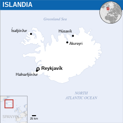 Lokasi Islandia