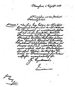 Le premier permis de conduire, délivré à Carl Benz le 1er août 1888