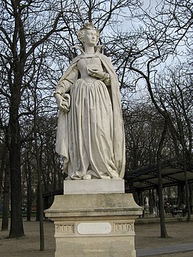 Статуя Марии Стюарт в Люксембургском саду в Париже