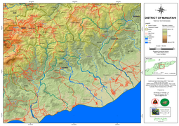 Straßennetz und Topographie Manufahis