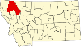 Contea di Flathead – Mappa