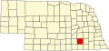 State map highlighting Fillmore County