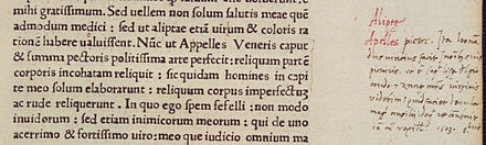 Photo d'un texte typographié à gauche et d'une note manuscrite sur sa droite