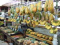 Fruit of Indonesia- Papaya, banana and pineapple