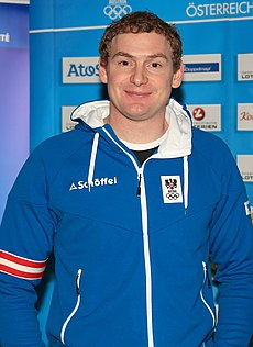 Peter Penz bei der Einkleidung des österreichischen Teams für die Olympischen Winterspiele 2014