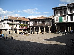 Skyline of La Alberca (Salamanca)