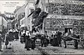 Pont-Aven : la rue de Concarneau un jour de foire (vers 1930)