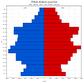 Veková štruktúra obyvateľov Znojma v roku 2011