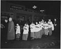1941 - Advent procession in Taos County, New Mexico, USA